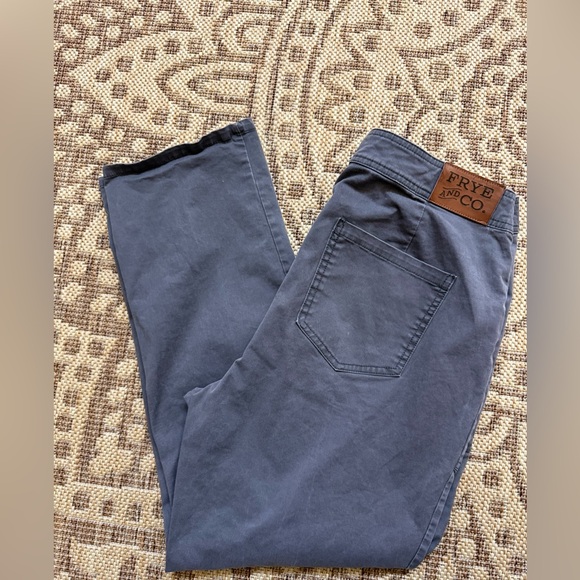 Frye & Co Pants Womens 12 Gray Khaki Straight leg Streetwear Everyday Ankle - Picture 7 of 11